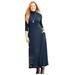 Plus Size Women's AnyWear Maxi Dress by Catherines in Navy (Size 3X)