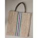 Zara Bags | Jute Tote Bag | Color: Green/Pink | Size: 14"W 15.5"H