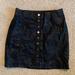 Free People Skirts | Free People Leather Skirt | Color: Black | Size: 4