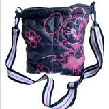 Disney Bags | Disney Minnie Mouse Quilted Pink Sequins/Blue Crossbody Bag | Color: Blue/Pink | Size: 11”/11”/2”
