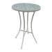 Aviva Mosaic Tile Outdoor Side Table Side Table by Saint Birch in White