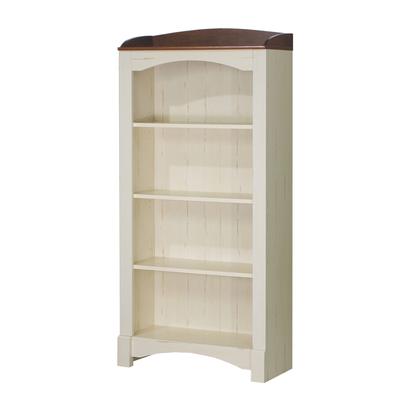 Hawksbury 4-Shelf Bookcase Bookcase by Saint Birch in Antique White