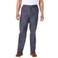 Men's Big & Tall Liberty Blues™ Lightweight Comfort Denim Carpenter Jeans by Liberty Blues in Rigid Wash (Size 56 38)