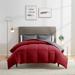 Ebern Designs Orrstown All Season Down Alternative Reversible Comforter Set Microfiber in Red | King | Wayfair E071598A6994431DBED87528A7A693A1