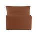 Armless Chair - Joss & Main Ellaria Modular Sofa - Armless Chair Polyester in Brown | 35 H x 39.3 W x 40.6 D in | Wayfair