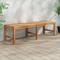 vidaXL Garden Bench 150 cm Solid Teak Wood