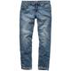 Mey & Edlich Herren Jeans-Hose Slim Fit Blau einfarbig