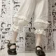 Short de sécurité japonais Sweet Lolita pour femme culotte à volants Kawaii culotte en coton