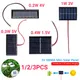 Panneau solaire en polysilicium époxy 2/3 W 5V/0.3W 4V avec fil Mini Module de système solaire