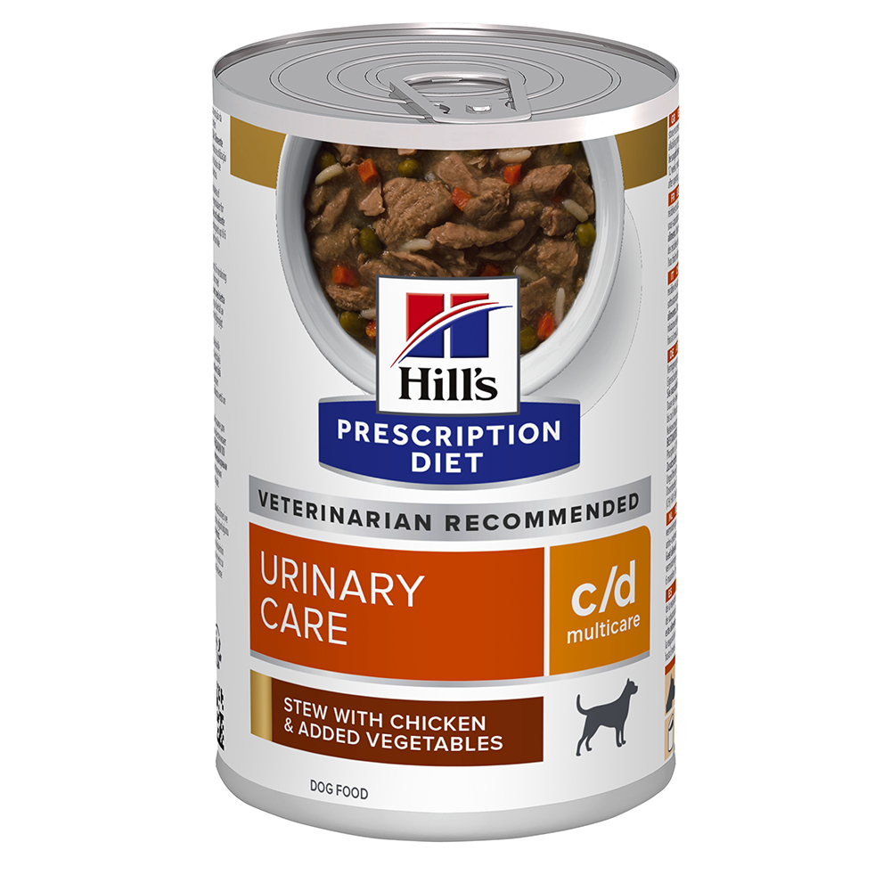12x354g c/d Urinary Care Chicken Stew Hill's Prescription Diet Wet Dog Food