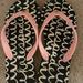 Kate Spade Shoes | Kate Spade Flip Flops. Worn Once. Size 7/8 | Color: Black/Pink | Size: 7.5
