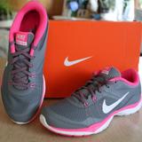 Nike Shoes | Nwt Nike Flex Tr 5 Sneaker Shoes Style 724858 Gray/Pink, Size 6.5 | Color: Gray/Pink | Size: 6.5