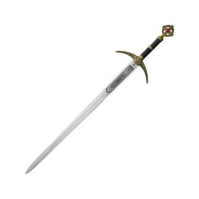 Gladius Robin Hood Sword Bronze 35" unsharpened carbon steel blade Bronze finish metal alloy handle 223