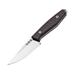 Boker AK1 Fixed Blade Knife 3" satin finish RWL-34 steel blade Brown micarta handle 122502