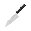 Spyderco Wakiita Bunka Santoku Knife 7.63" satin finish CTS-BD1 stainless blade Black G10 handle K18GP