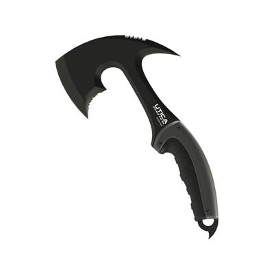 Utica Timber Tamer I Axe 5.75" black finish 3Cr13 stainless axe head with 3 Black and green polymer handle 91-1305CP