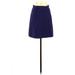 Banana Republic Factory Store Casual Mini Skirt Mini: Purple Solid Bottoms - Women's Size 0