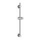 WENKO Shower rod without drilling, shower rod with special adhesive pad, made of stainless steel with holder for handheld shower heads, sliding bathroom wall mount, (W/D x H): Ø 2.2 x 70 cm, chrome