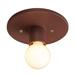 Justice Design Group Radiance 8 Inch 1 Light Flush Mount - CER-6275-CLAY