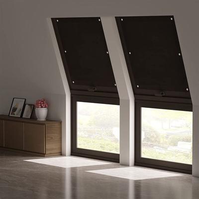 Thermo Dachfenster Rollo ohne Bohren Sonnenschutz Verdunkelungsrollo mit Saugnäpfen, Thermorollo Image