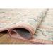 Green/Red 60 x 24 x 0.38 in Area Rug - Rifle Paper Co. x Loloi Eden Mughal Rose Blush Rug feat. CloudPile Polyester | Wayfair EDNEEDE-01BH002050