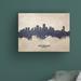 Ebern Designs New Orleans Louisiana Skyline Concrete by Michael Tompsett - Wrapped Canvas Graphic Art Canvas in Black/Brown/Gray | Wayfair