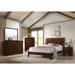Canora Grey Five Piece Twin Bedroom Set In Rich Merlot 5 Piece Wood in Black/Brown | Wayfair 001042D58C2D4FA79770D4E972025DF2