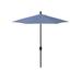 Arlmont & Co. 7.5 Ft. Market Patio Umbrella Matted Black Fiberglass Ribs Collar Tilt In Sunbrella Metal | 102.5 H x 90 W x 90 D in | Wayfair