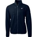 Men's Cutter & Buck Navy Toronto Blue Jays Cascade Eco Sherpa Fleece Full-Zip Jacket