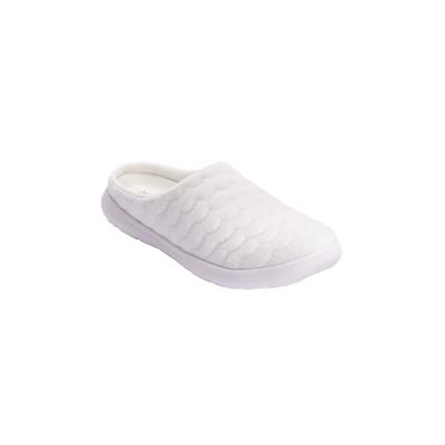 Wide Width Women's CV Sport Collins Sneaker by Comfortview in White (Size 7 W)