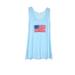 Lularoe Dresses | Lularoe Fourth Of July United States Flag Tan Size Large Baby Blue Slip Dress | Color: Blue | Size: L