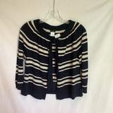 J. Crew Tops | 2/$20 J. Crew Shrug/Bolero Style Top Sz Medium | Color: Blue/Cream | Size: M