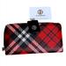 Giani Bernini Bags | Giani Bernini Wallet Red Black And Tan Plaid, New With Tags | Color: Black/Red | Size: 7.5x4”