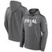 Men's Fanatics Branded Gray Tampa Bay Lightning 2022 Stanley Cup Final Pullover Hoodie