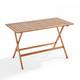 Oviala - Table de jardin pliante en bois d'eucalyptus - Bois