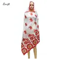 Écharpe Isalmique de Dubaï pour Femme Africaine Foulard Doux 2024 Coton avec Puce Dold Hijab