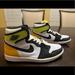 Nike Shoes | New Nike Air Jordan 1 Retro High Volt Multicolor Sneaker Shoes Size Us 11 | Color: Black/Yellow | Size: 11