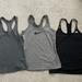 Nike Tops | Lot Of 3 Athletic Tanks Nike, Under Armor And Adidas Medium M | Color: Black/Gray | Size: M