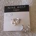 Nine West Jewelry | 2 Pairs Of Silver Earrings | Color: Silver | Size: Os