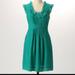 Anthropologie Dresses | Anthropologie Moulinette Soeurs Behind The Clouds Swiss Dot Dress Size 8 | Color: Green | Size: 8