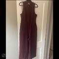 Anthropologie Pants & Jumpsuits | Anthropologie Wide Leg Jumpsuit - New With Tags! Eva Franco Brand | Color: Purple | Size: M