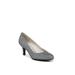 Wide Width Women's Parigi Pump by LifeStride in Silver (Size 10 W)