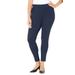 Plus Size Women's Ultra-Knit Ponte Legging by Catherines in Navy (Size 4X)