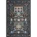 Black 45 x 27 x 0.25 in Area Rug - Rifle Paper Co. x Loloi Menagerie MEN-03 Camont Rug Polyester | 45 H x 27 W x 0.25 D in | Wayfair