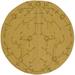 Yellow 93 x 93 x 0.25 in Indoor Area Rug - Chandra Rugs Kilim Rug Wool | 93 H x 93 W x 0.25 D in | Wayfair KIL2266-79RD