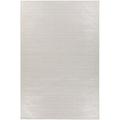 White 126 x 93 x 0.25 in Indoor Area Rug - Chandra Rugs Tasha Hand-Woven Gray Area Rug Silk | 126 H x 93 W x 0.25 D in | Wayfair TAS37302-79106