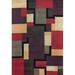 Brown/Pink 93 x 93 x 0.75 in Indoor Area Rug - Chandra Rugs Mary Agan Area Rug Wool | 93 H x 93 W x 0.75 D in | Wayfair MAR2406-23