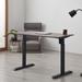 Inbox Zero Jeetram Height Adjustable Standing Desk Wood/Metal in Gray/Black | 47.2 W x 23.6 D in | Wayfair 2250AA45420F4B3987892DB7145F0B88