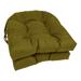 16-inch U-shaped Indoor/ Outdoor Chair Cushion (Set of 2) - 16" x 16"