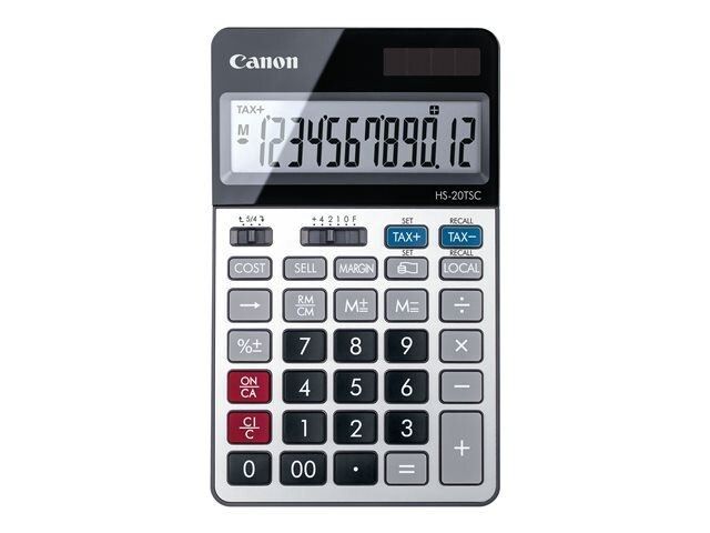 Canon HS-20TSC Taschenrechner Desktop Finanzrechner Schwarz, Silber Image